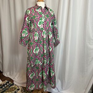 NWT MAEVE THE BETTINA TIERED SHIRT DRESS BY ANTHROPOLOGIE - SIZE SMALL